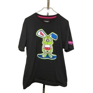 𝅺xl BKYS Mens Black Tee Tshirt Bright Bunny